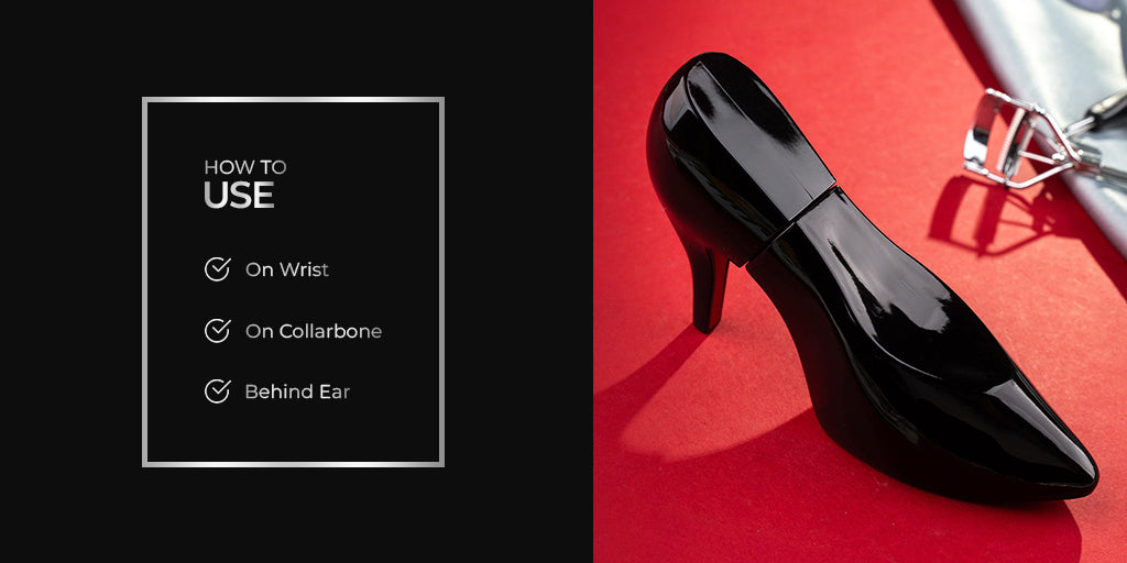 Black Stiletto Shoo, Premium Perfume For Women EDP 100ml | Laurelle London
