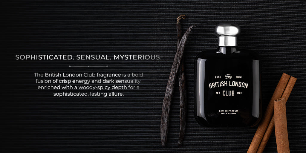 The British London Club Black Perfume For Men EDP 100ml | Laurelle London