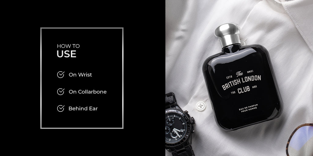 The British London Club Black Perfume For Men EDP 100ml | Laurelle London
