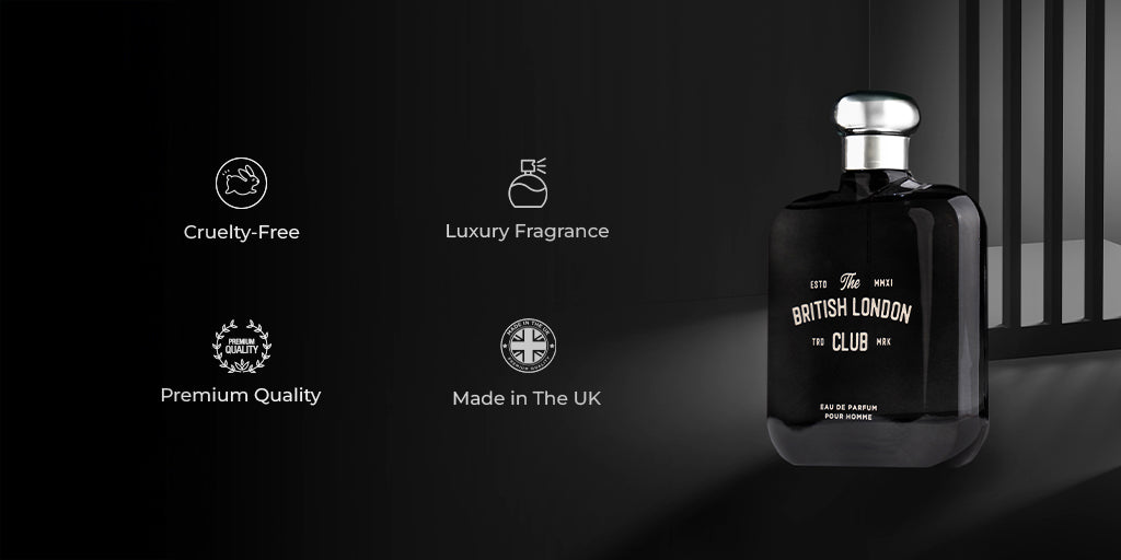 The British London Club Black Perfume For Men EDP 100ml | Laurelle London