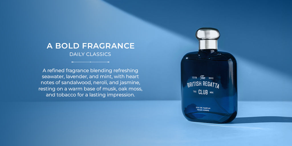 The British Regatta Club Blue Perfume For Men EDP 100ml | Laurelle London