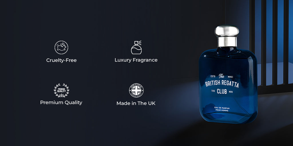 The British Regatta Club Blue Perfume For Men EDP 100ml | Laurelle London