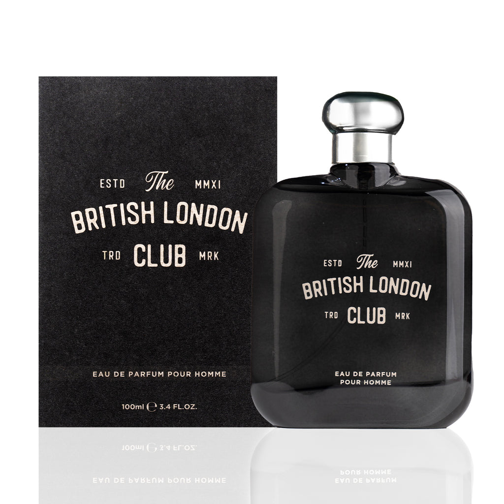 The British London Club Black Perfume For Men EDP 100ml | Laurelle London