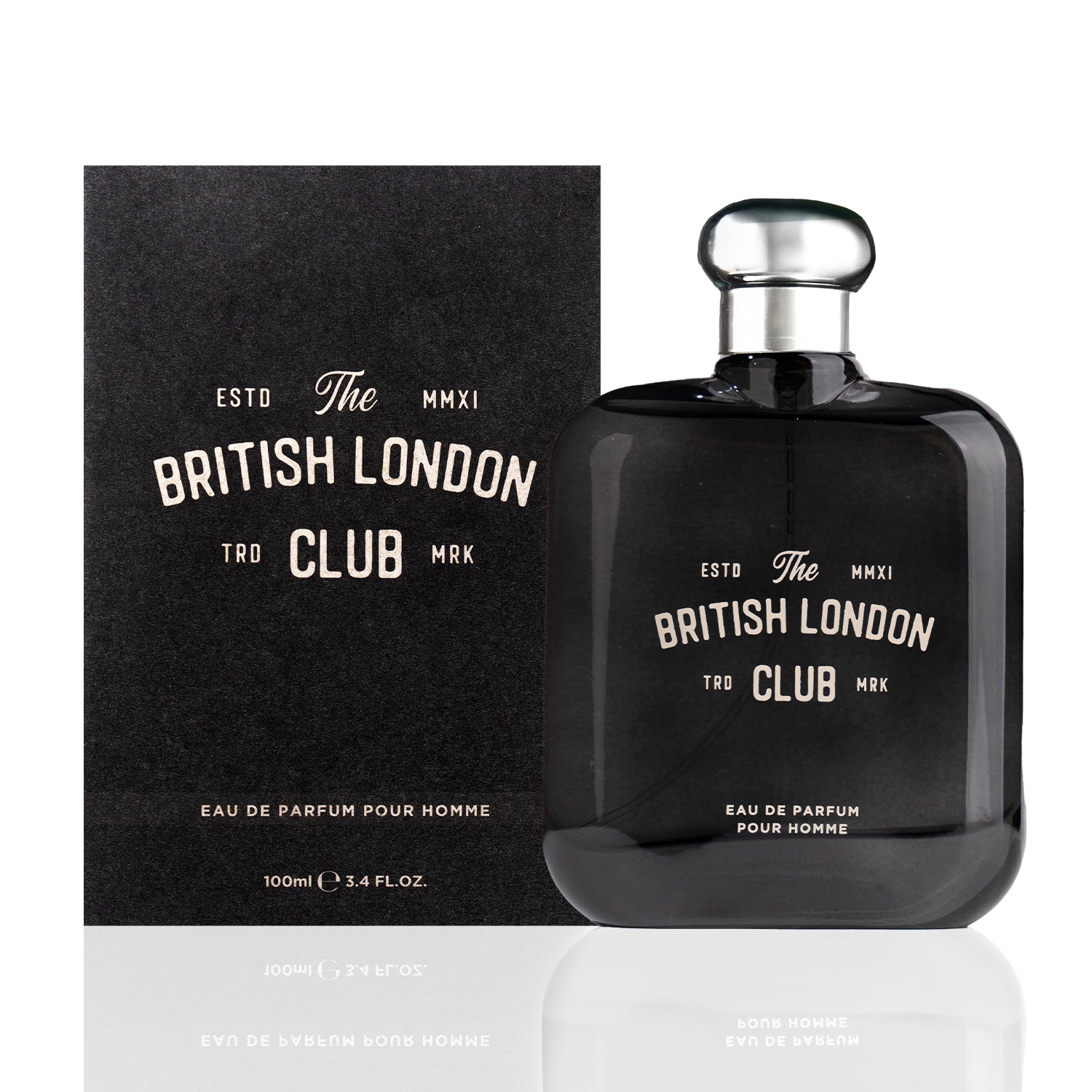 The British London Club Black Perfume For Men EDP 100ml | Laurelle London