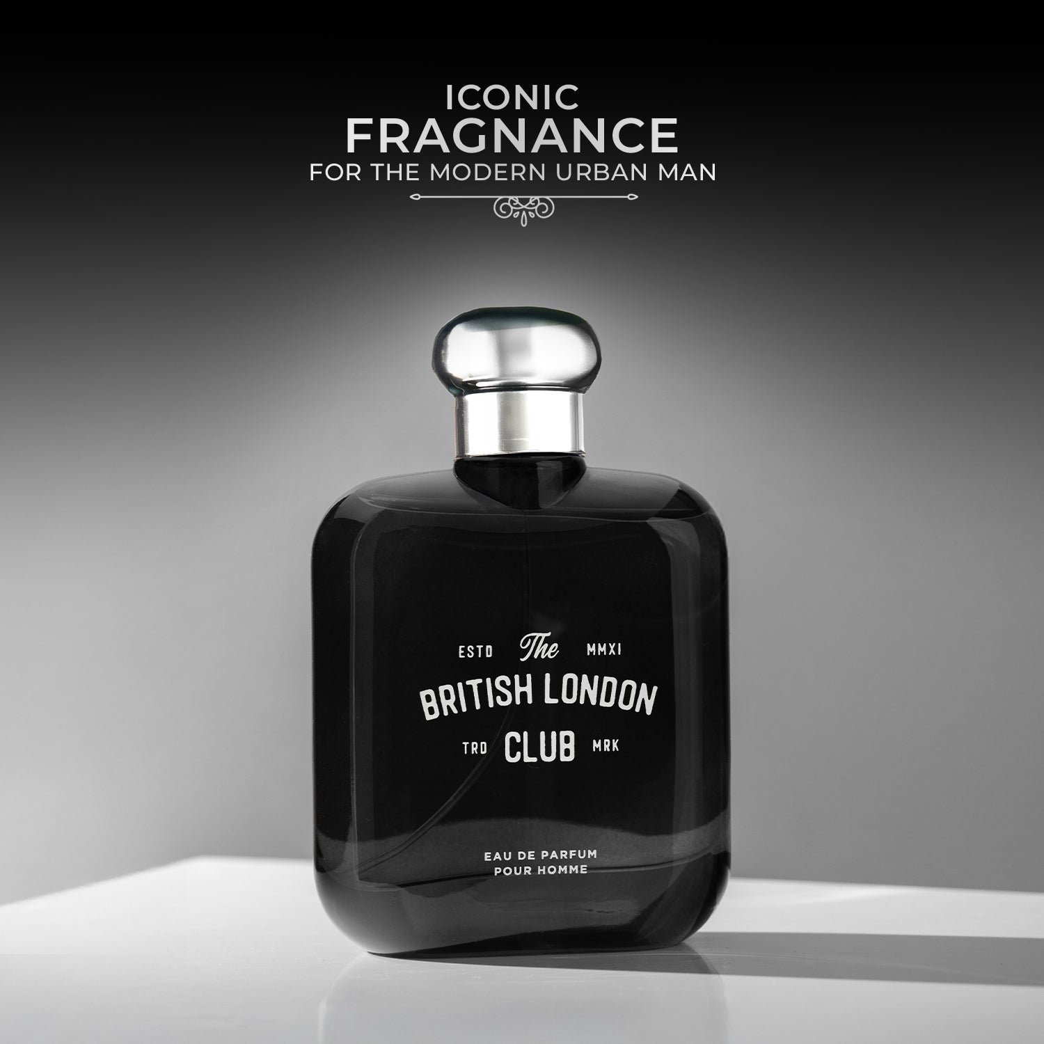The British London Club Black Perfume For Men EDP 100ml | Laurelle London