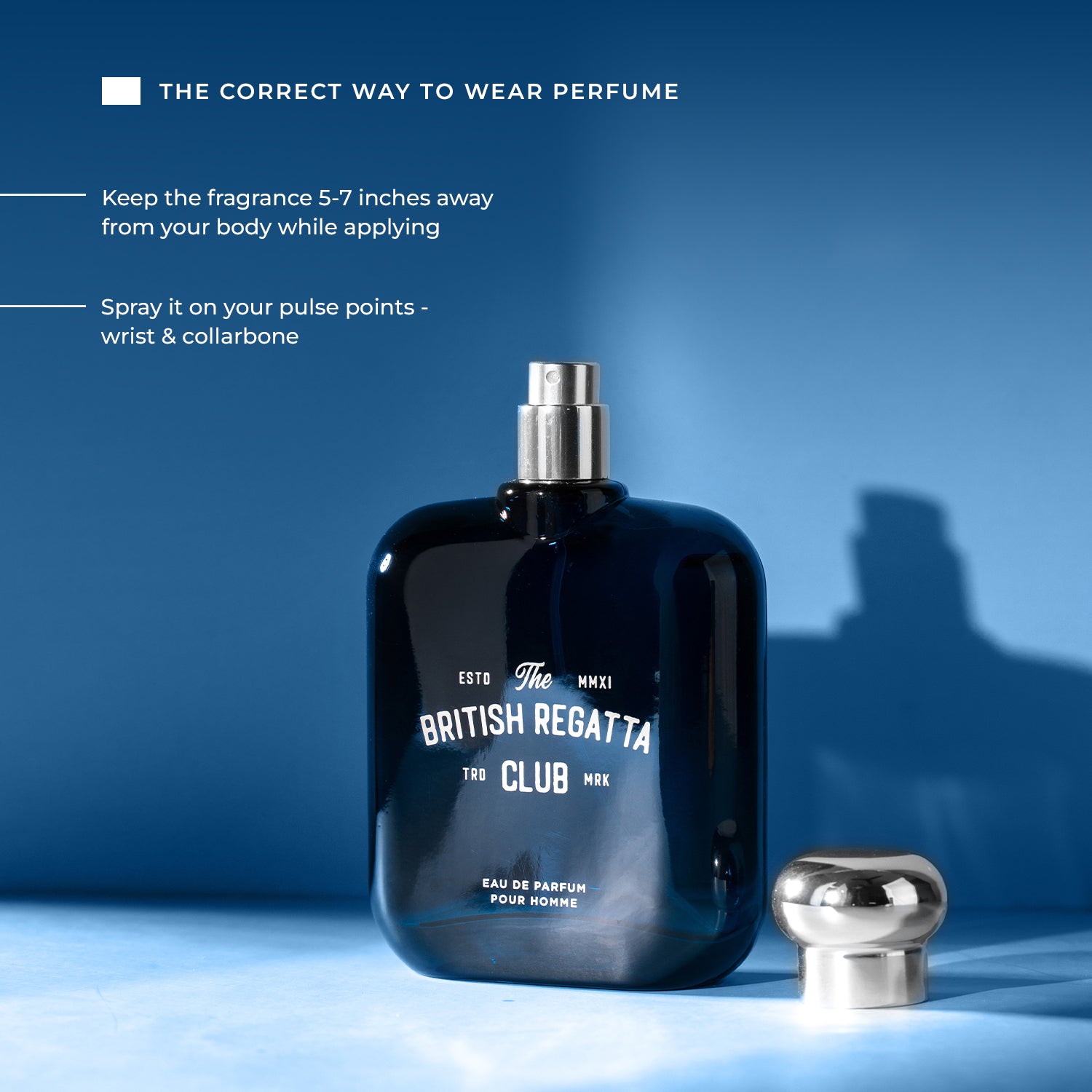 The British Regatta Club Blue Perfume For Men EDP 100ml | Laurelle London