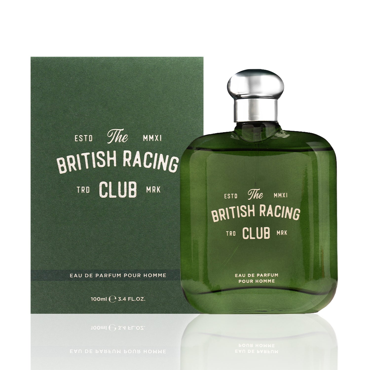 The British Racing Club Green Perfume For Men EDP 100ml | Laurelle London