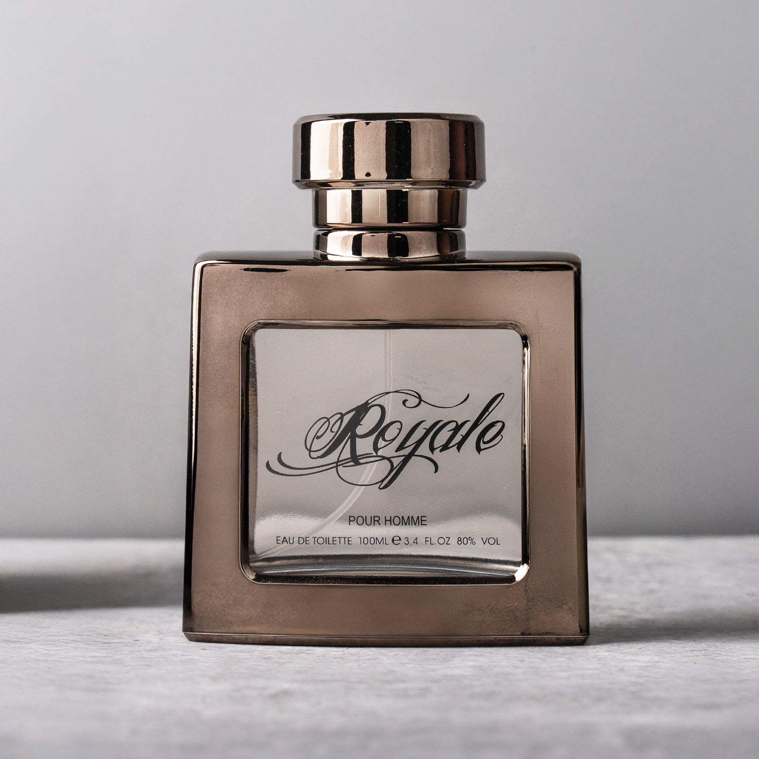 Royale Edition Gun Metal Silver Perfume for Men EDT 100ml | Laurelle London