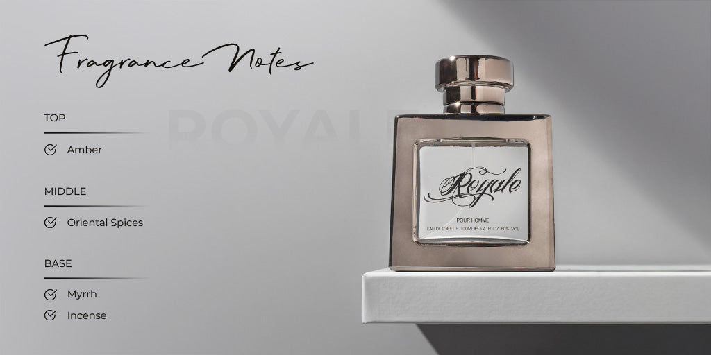 Royale Edition Gun Metal Silver Perfume for Men EDT 100ml | Laurelle London