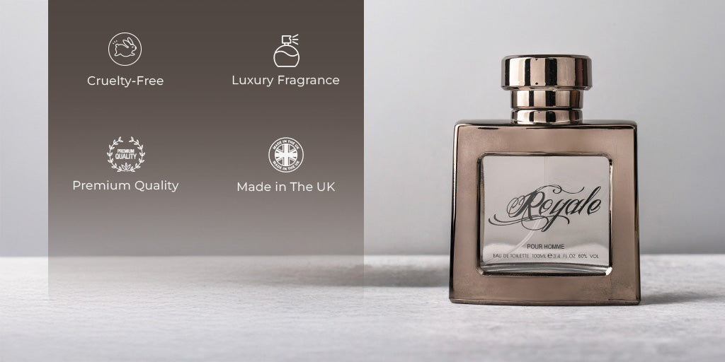 Royale Edition Gun Metal Silver Perfume for Men EDT 100ml | Laurelle London