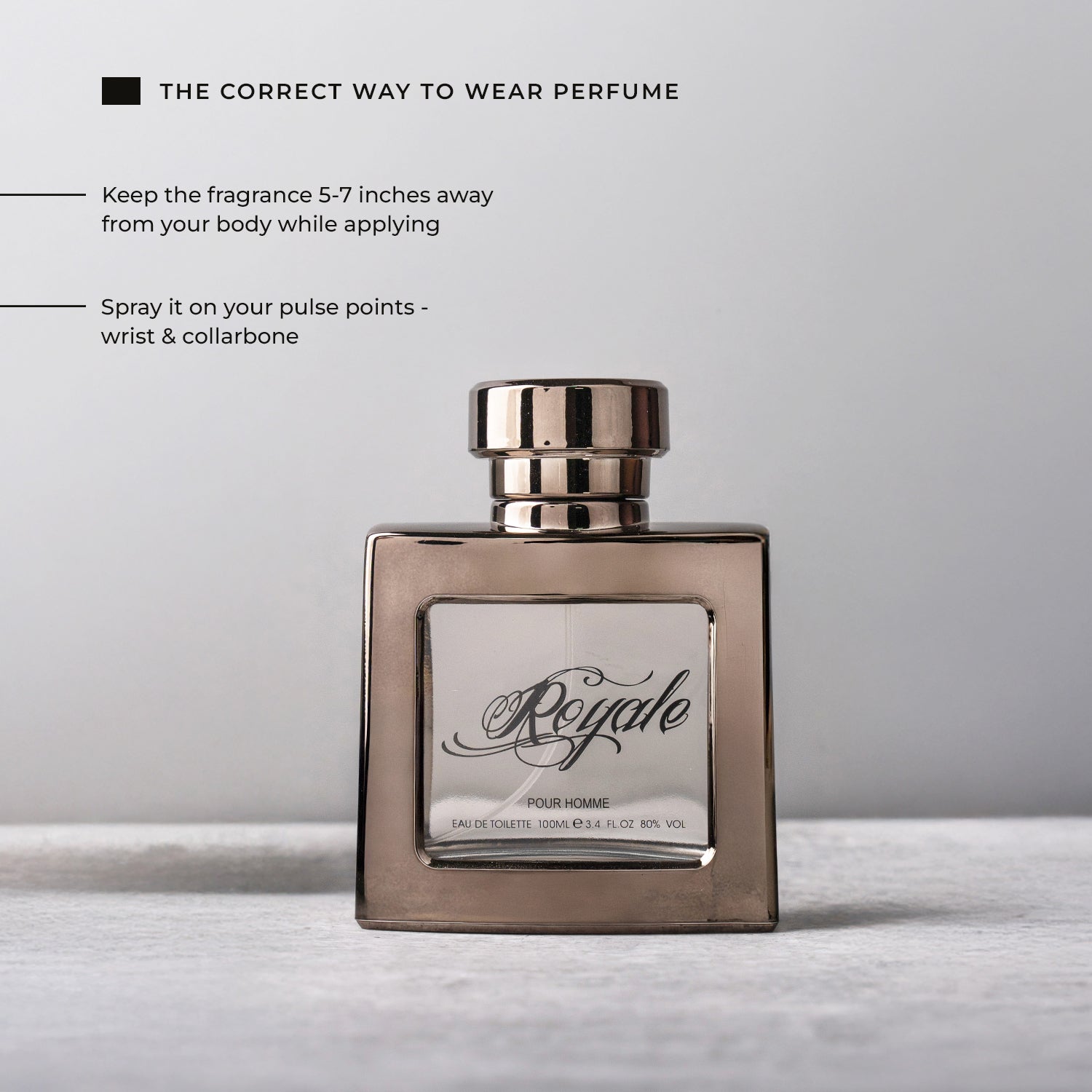 Royale Gun Metal Correct Way To Wear