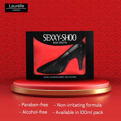 Laurelle London Black Stella Shoo 100ml perfume for women with Free Hand in Hand Cream