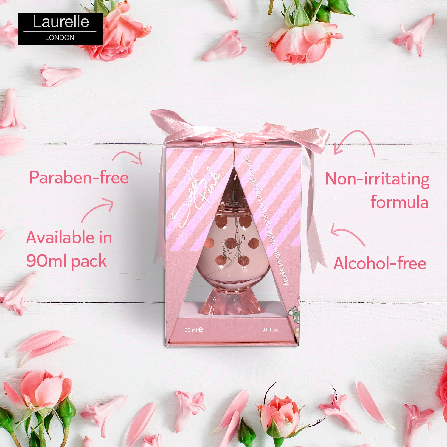 Laurelle London Sweet Pink 90ml perfume for women