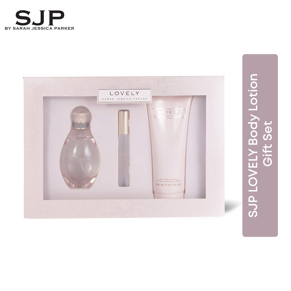 SJP LOVELY 3PC 100ML, 10ML & Body Lotion Gift Set
