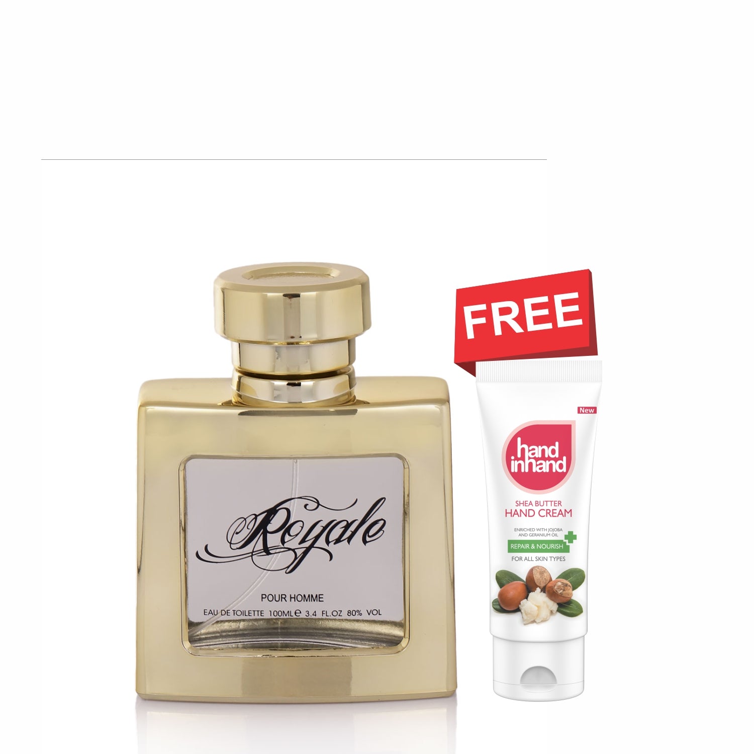 Laurelle London Royale 100ml Perfume for men with Free Hand in Hand Cream