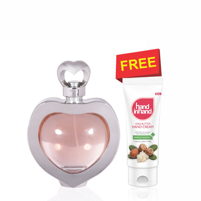 Laurelle London True Love 90ml perfume for women with Free Hand in Hand Cream